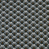 Printed Cotton YAZO Charcoal / White